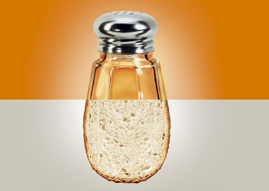 imagen que representa la sal en el pan