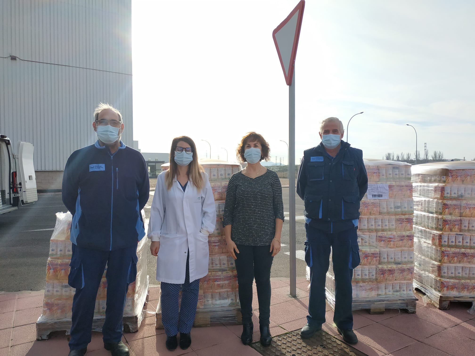 Donación Lesaffre azúcar Banco de Alimentos Valladolid