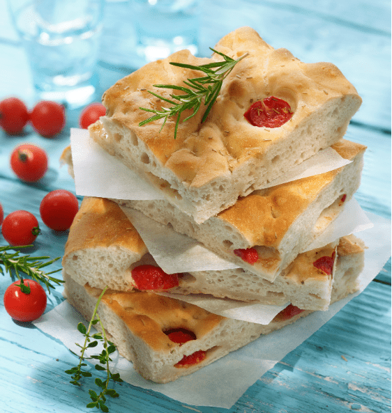 Focaccia a las hierbas-min