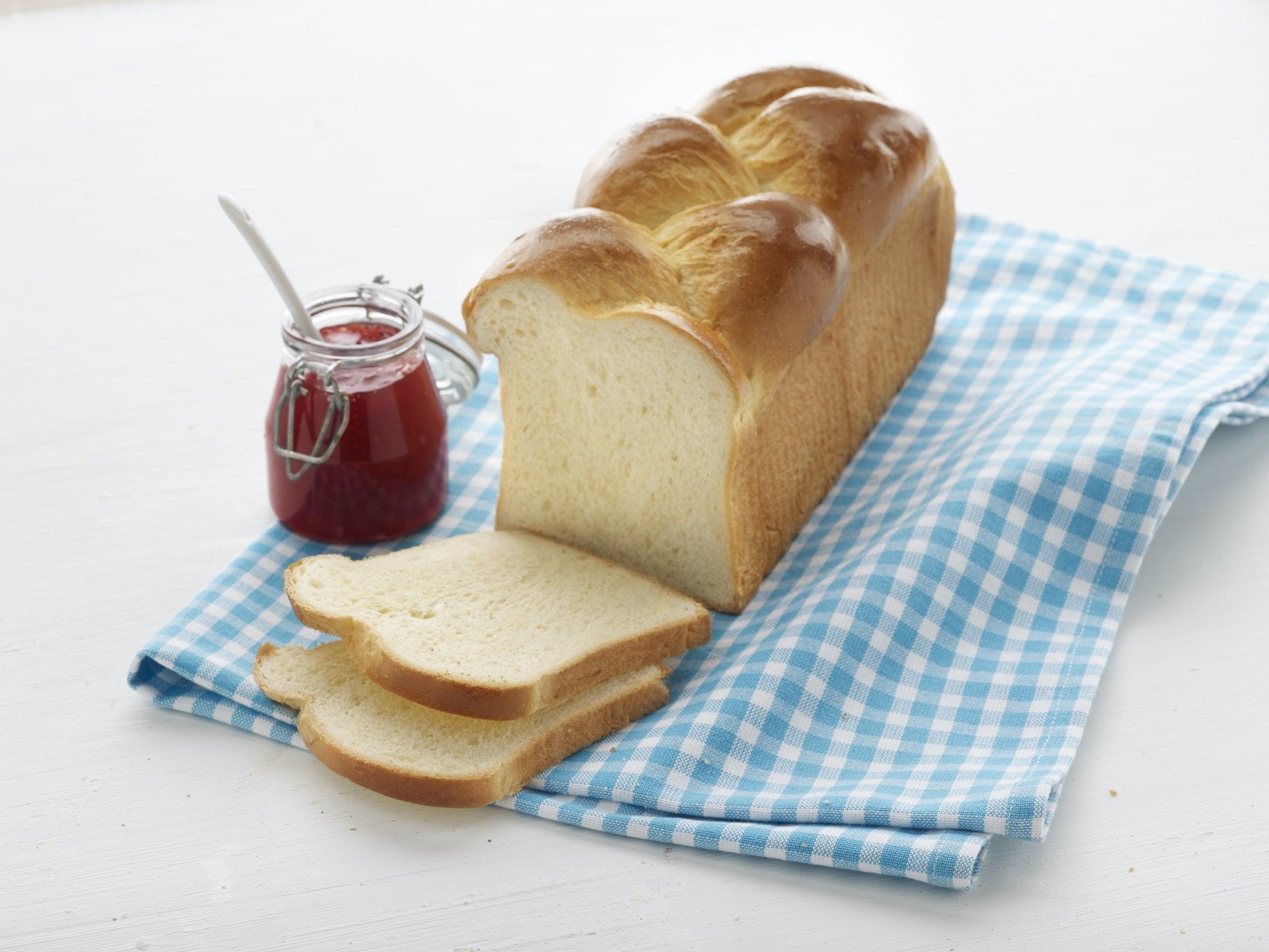 Trenza de pan dulce casero