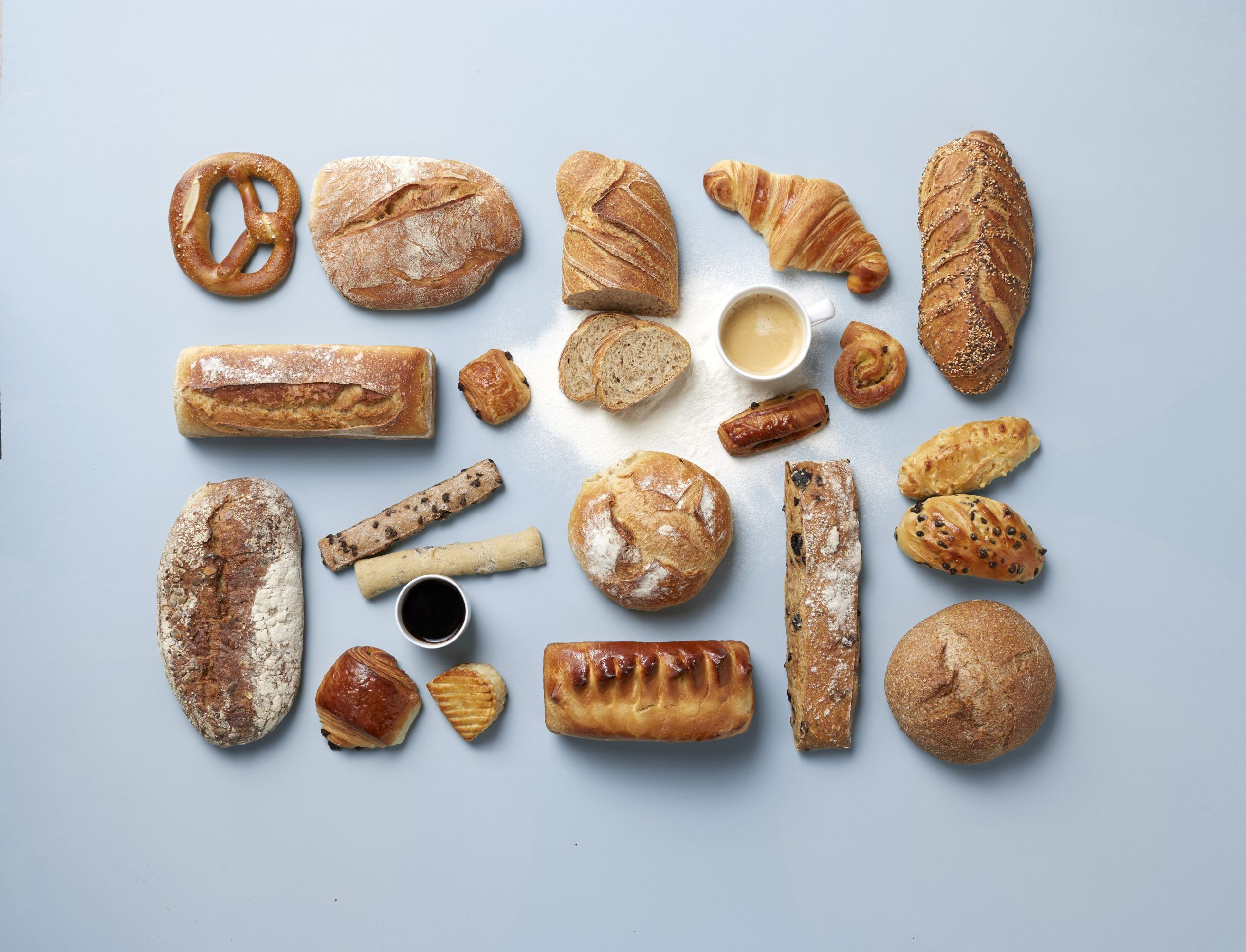 Innovación en panadería, variedad de panes